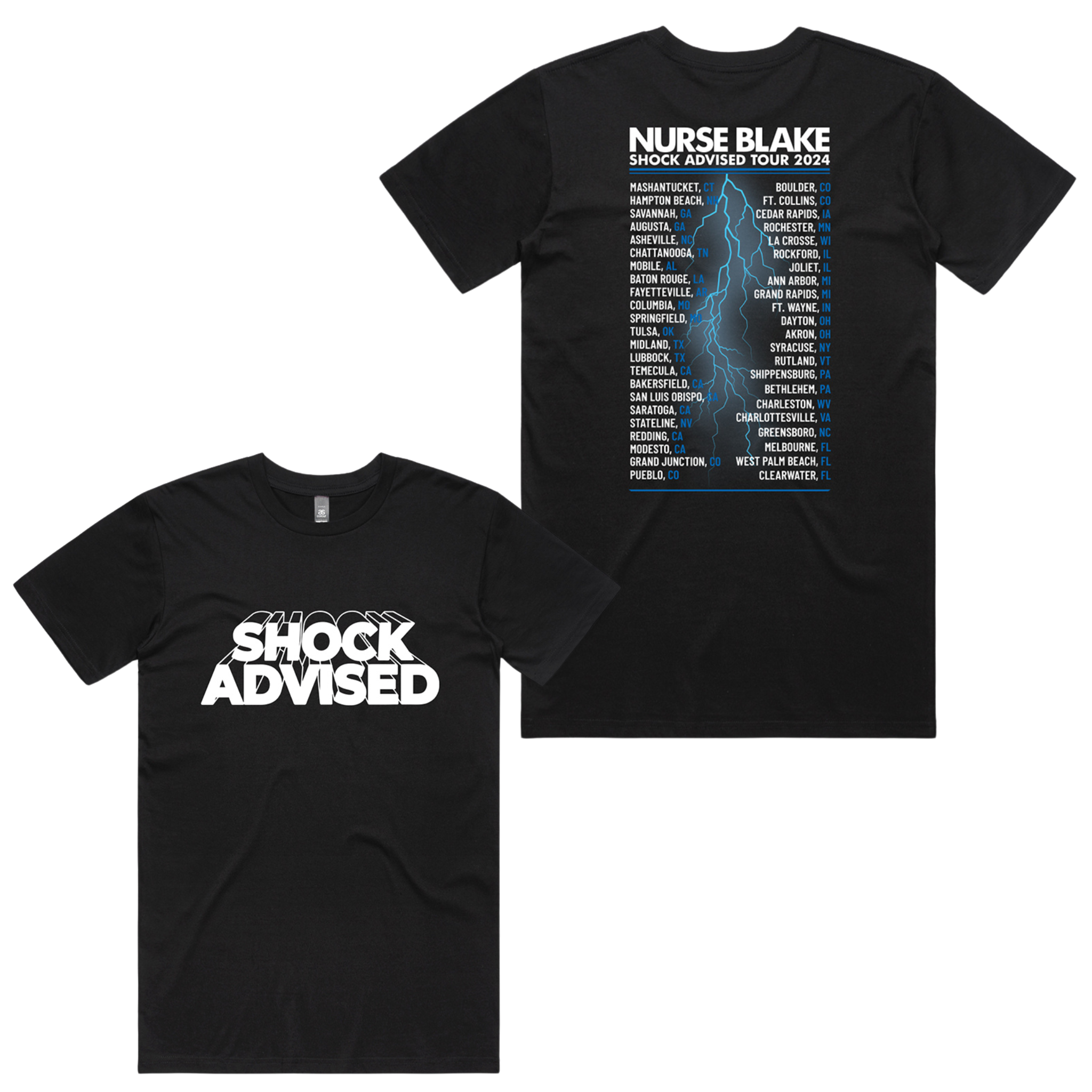 Shock Advised 2024 Tour Tee