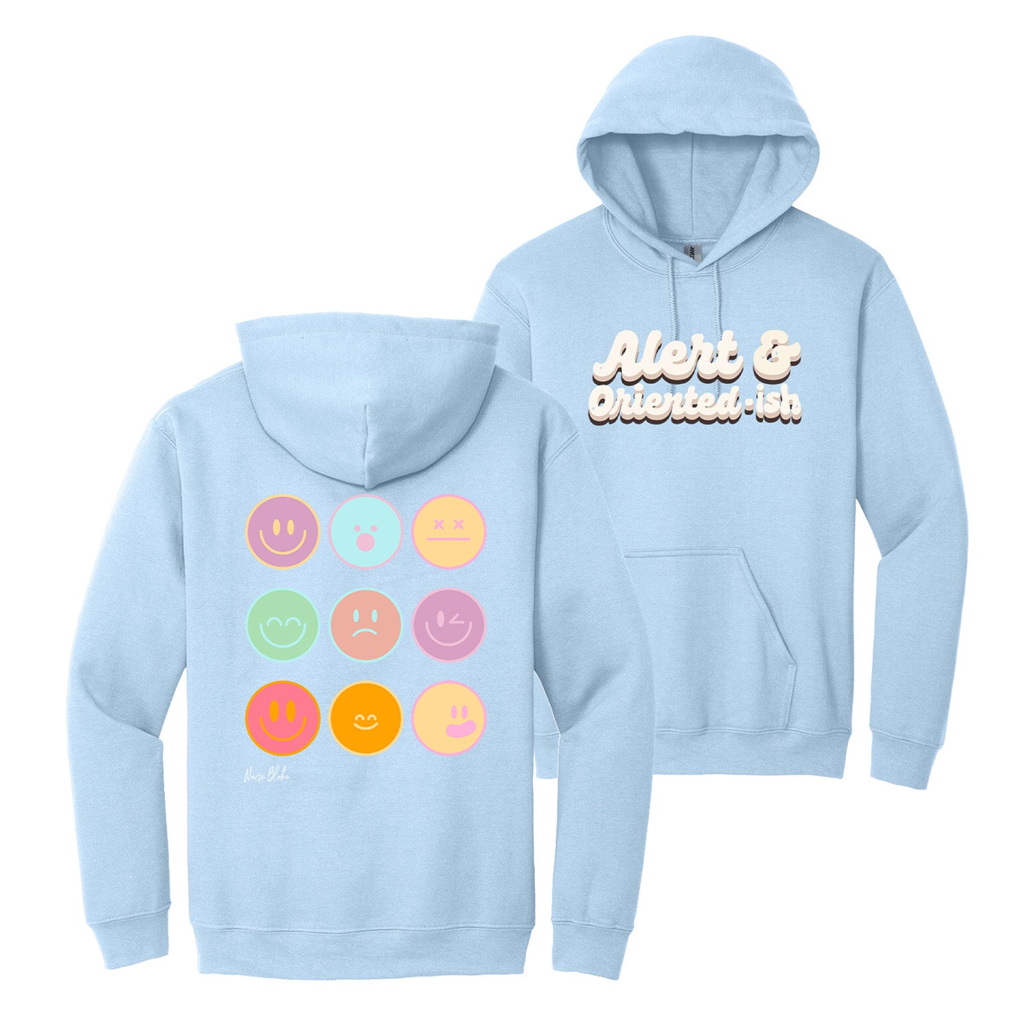 Alert Hoodie (Light Blue)